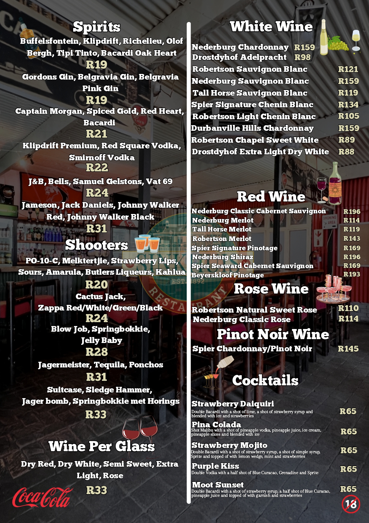 Menu Page